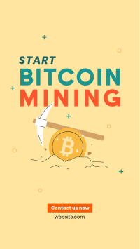 Start Crypto Mining Instagram story Image Preview