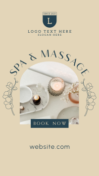 Relaxing Massage Facebook Story Design