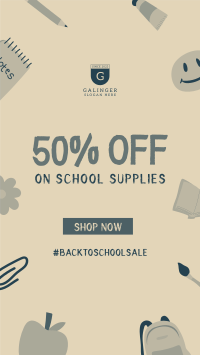 Back to School Discount Facebook story Image Preview