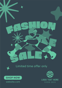 Quirky Fashion Sale Poster Design