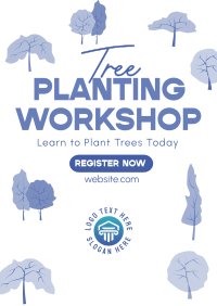 Tree Planting Workshop Poster Design