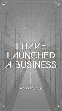 Minimalist Business Launch YouTube short Image Preview