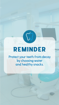 Dental Reminder Facebook story Image Preview