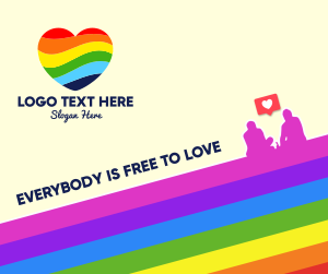 Pride Love Facebook post
