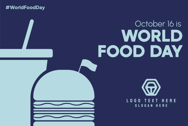 Burger World Food Day Pinterest Cover Design Image Preview