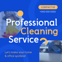 Spotless Cleaning Service Linkedin Post Image Preview
