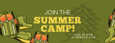 Summer Camp Facebook cover Image Preview