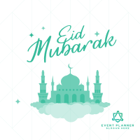 Eid Blessings Instagram post Image Preview