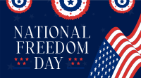 Freedom Day Celebration Facebook Event Cover Design