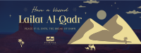 Blessed Lailat al-Qadr Facebook cover Image Preview