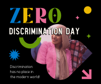 Zero Discrimination Diversity Facebook Post Design