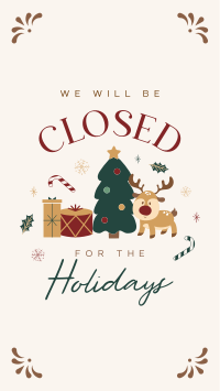 Closed for the Holidays Video Image Preview