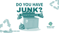 Garbage Trash Collectors Facebook Event Cover Design