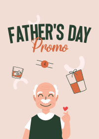 Fathers Day Promo Flyer Design
