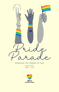 Pride Parade Invitation Design