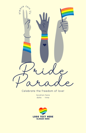 Pride Parade Invitation Image Preview