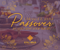 Rustic Passover Greeting Facebook post Image Preview