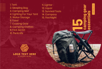 Camp Essentials Pinterest Cover Design