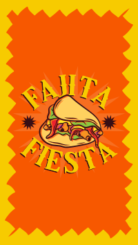 Fajita Fiesta Instagram Story Design