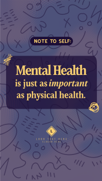 Mental Health Quote Instagram Reel Design