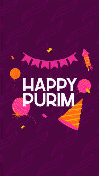 Purim Jewish Festival Facebook story Image Preview