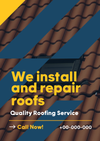 Quality Roof Service Flyer Image Preview