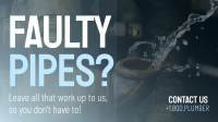 Faulty Pipes Facebook event cover Image Preview