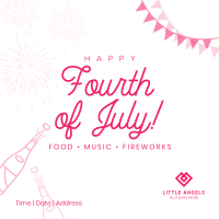 4th of July Celebration Instagram post Image Preview