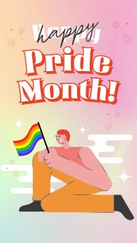 Modern Pride Month Celebration Instagram Story Design