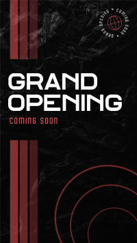 Abstract Shapes Grand Opening Instagram Story Design