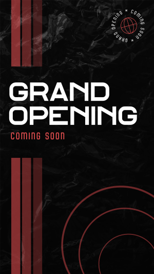 Abstract Shapes Grand Opening Instagram story Image Preview