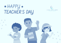 World Teacher's Day Postcard Image Preview