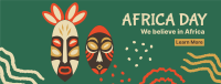 Africa Day Masks Facebook cover Image Preview