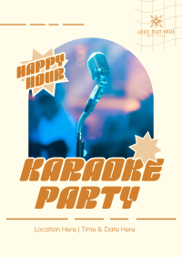 Karaoke Party Hours Flyer Image Preview