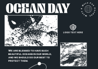 Protect our Beautiful Ocean Postcard Design