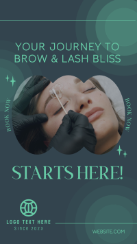 Lash Bliss Journey Instagram Reel Design