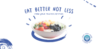 Eat Better Not Less Twitter post Image Preview