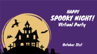 Spooky Night Facebook Event Cover Design