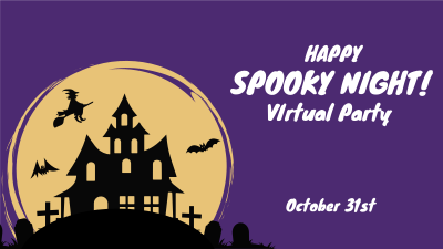 Spooky Night Facebook event cover Image Preview