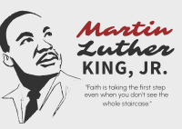 Martin's Faith Postcard Image Preview