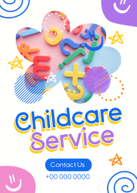 Doodle Childcare Service Poster Image Preview