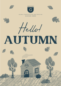 Autumn is Calling Flyer Design
