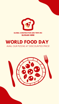 World Food Day for Pizza Industries Instagram story Image Preview