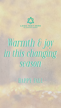 Autumn Season Quote Facebook Story Design