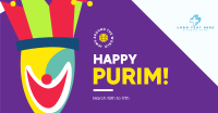 Purim Clown Facebook Ad Design