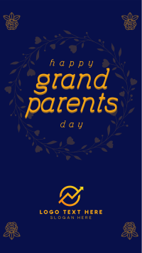 Grandparents Day Greetings Instagram Story Design
