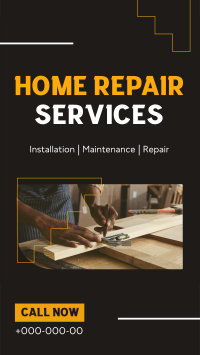 Simple Home Repair Service Instagram reel Image Preview
