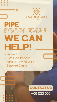 Plumbing Home Repair Facebook Story Design