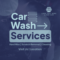 Unique Car Wash Service Linkedin Post Design