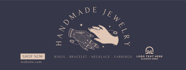 Handmade Jewelry Facebook Cover Design